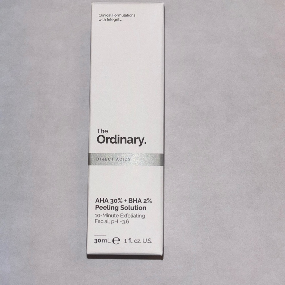 The Ordinary AHA 30% + BHA 2% Exfoliating and Brightening Peeling Soluti…
